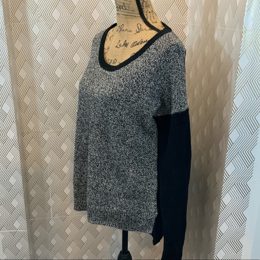 Madewell Chronicle Texture Colorblock Sweater Siz… - image 4